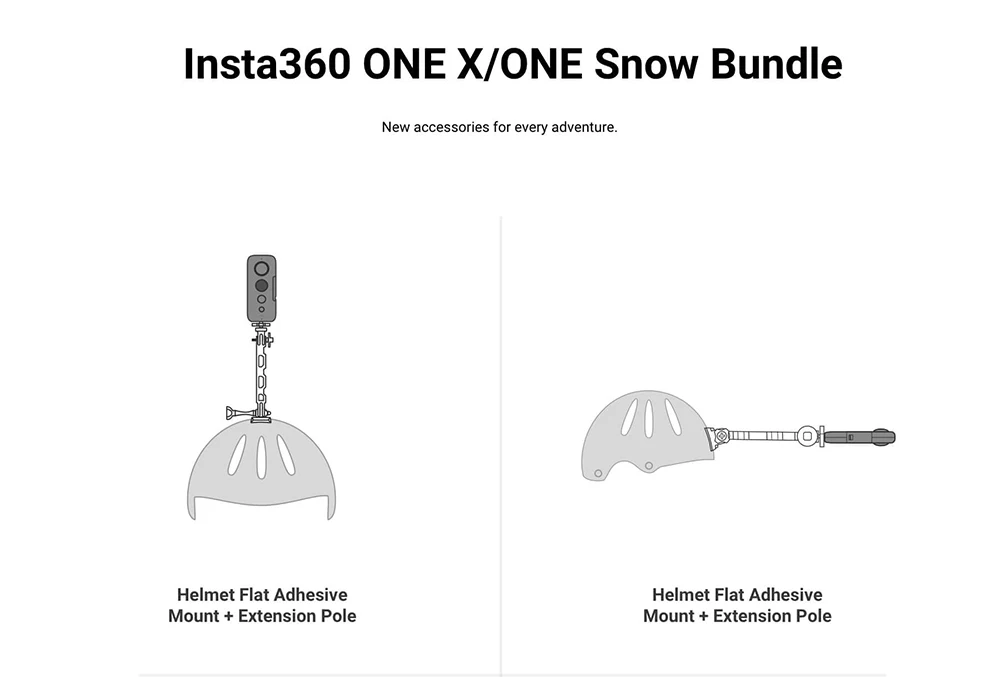 Insta360 ONE X Snow bundle спортивный аксессуар для Insta360 видео аксессуар для камеры