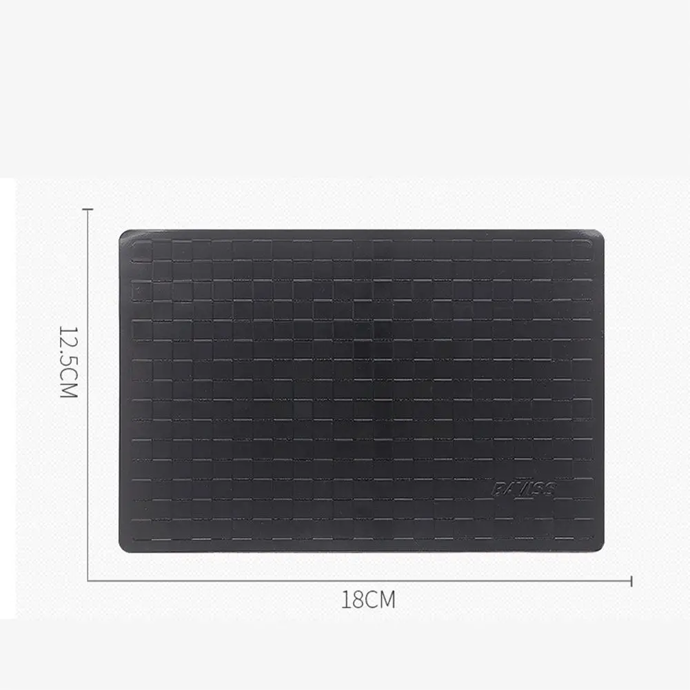 Автомобильный Противоскользящий коврик для центральной консоли, полиуретановая противоскользящая Накладка для телефона, силиконовая Автомобильная декоративная подставка для телефона, держатель для очков, нескользящая клейкая гелевая накладка