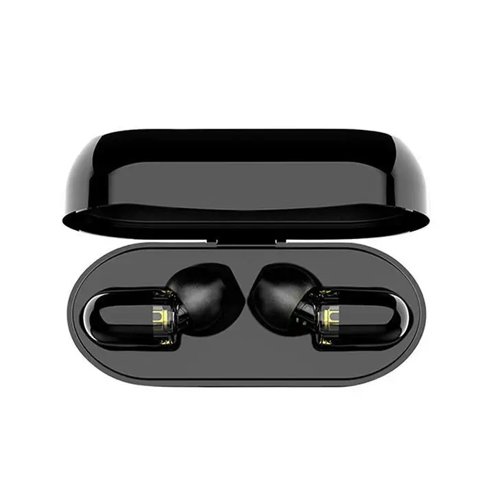 Многофункциональные Bluetooth 5,0 беспроводные двойные наушники-вкладыши 5V спортивные около 100H около 6H наушники 500mAh V5.0 около 2H