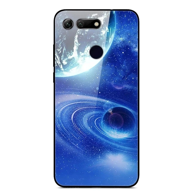 Чехол для Honor View 20, чехол для huawei Honor V20, чехол 6,4, закаленное покрытие, чехол для huawei Honor View 20, PCT-L29, View 20, V20, жесткое стекло, задняя крышка - Цвет: 47