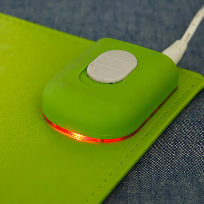 

Winter Warmer Office Table Computer Mouse Pad PU Waterproof Desk Keyboard Mat Game Electric Heating Pads US Plug Hi 888