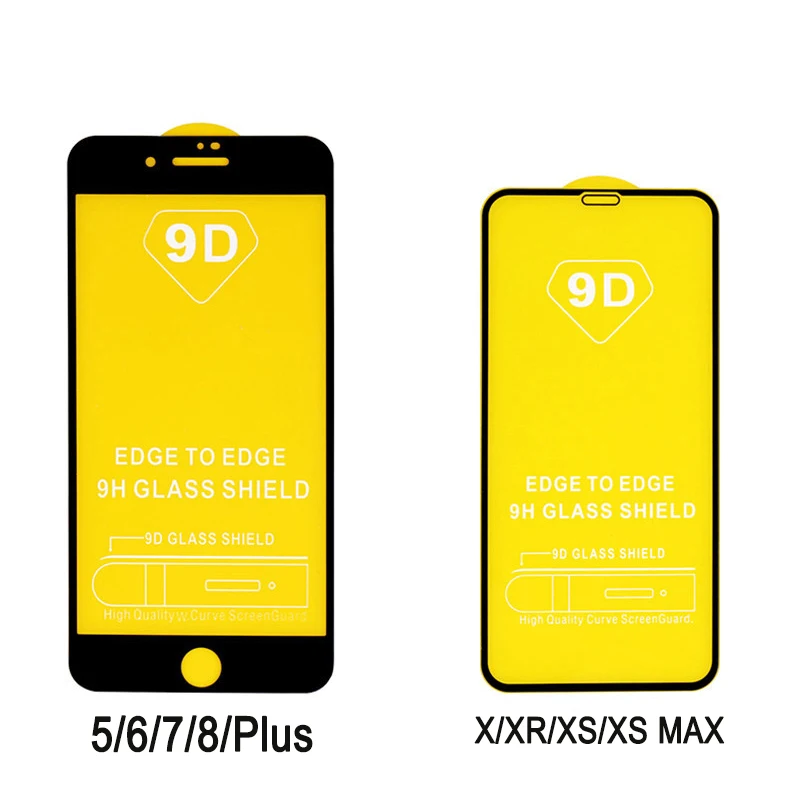 9D стекло для iPhone 7 8 6 11 plus 7plus протектор экрана на iPhone7 полное изогнутое покрытие закаленное стекло чехол для iPhone X Xs max Xr