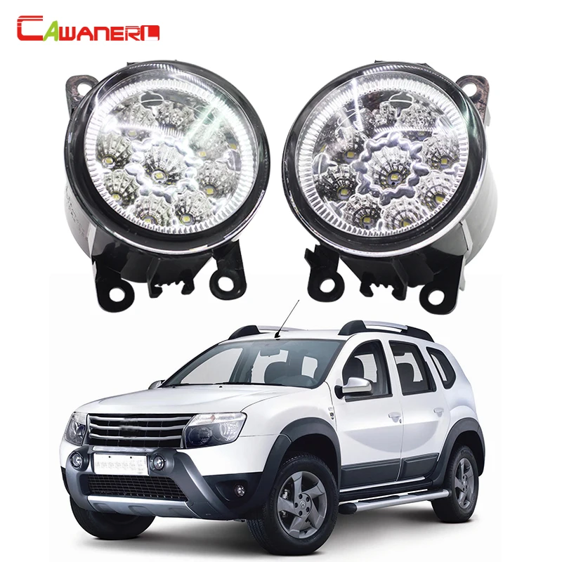 Cawanerl Стайлинг авто светодиодный светильник противотуманной фары DRL Дневной 12V