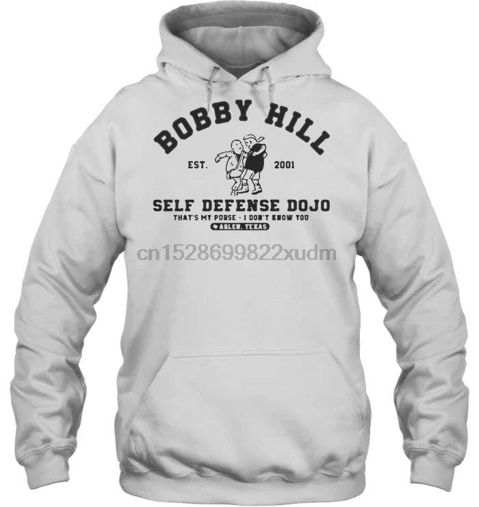 Мужская толстовка с капюшоном Bobby Hill Est 2001, женская уличная одежда для самозащиты, Dojo That's My Bag I Don't Know You Arlen Texas