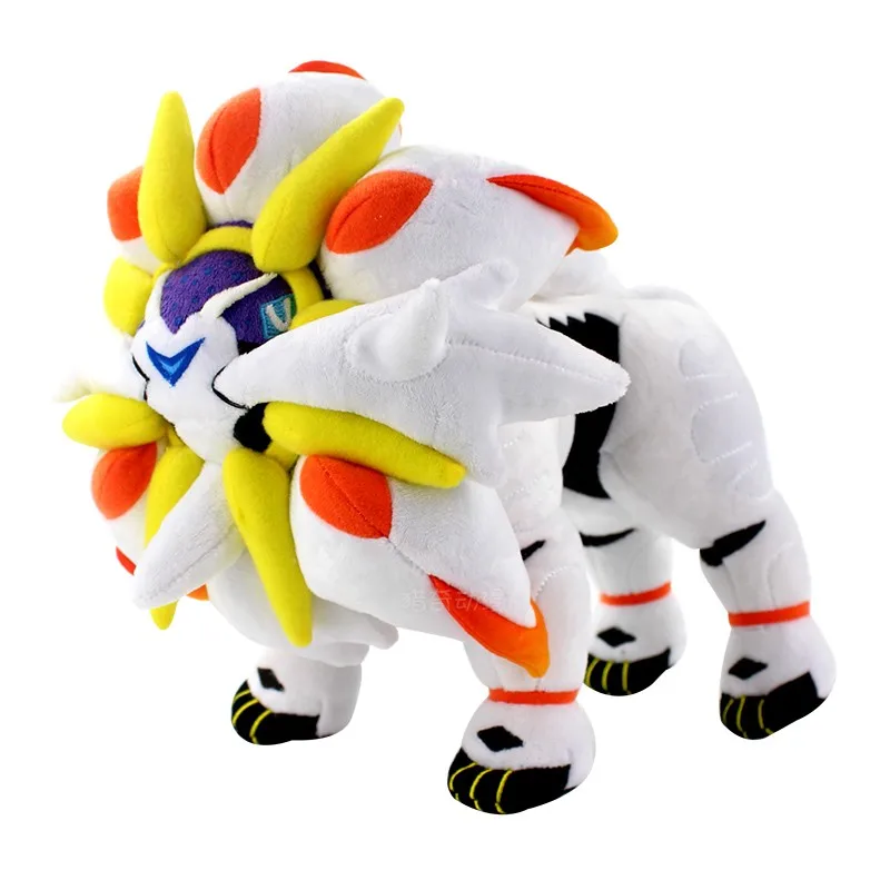 TAKARA TOMY Big Size 3 Styles Alola Solgaleo Lunala Necrozma 10-20" Pokemon Sun and Moon Soft Plush Dolls Toys For Kids