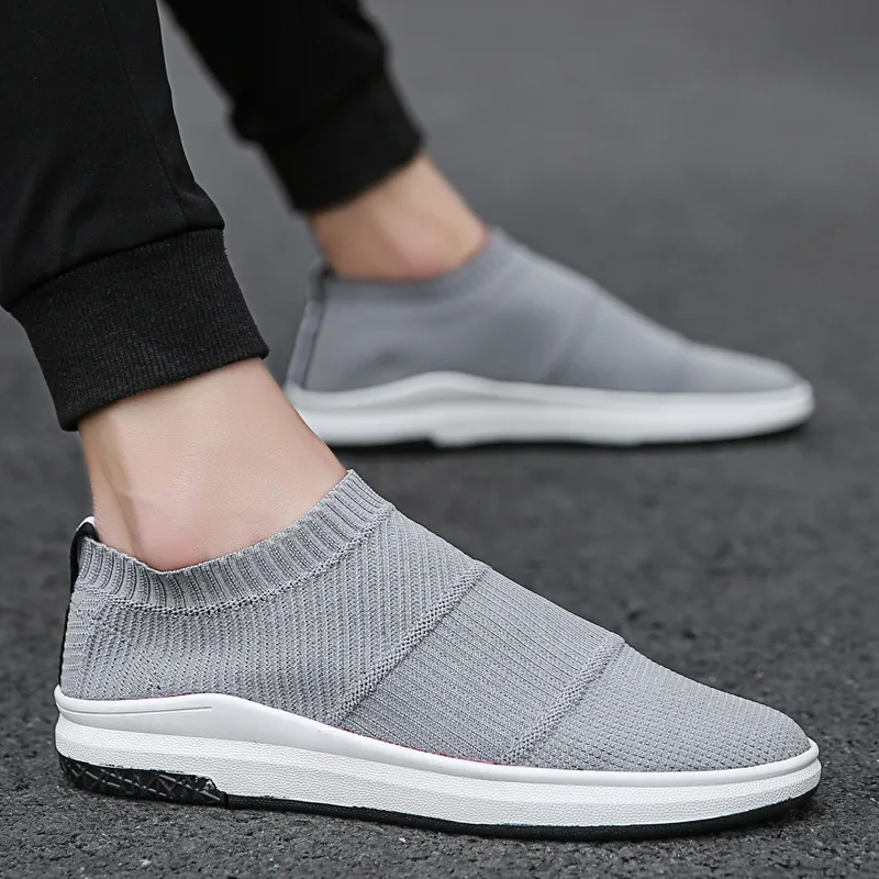 

2019 Summer New Style Fly Weaving Mesh Breathable Athletic Shoes Korean-style Youth Students Running Trendy Shoes MEN'S Casual S