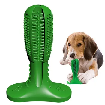 

Safe non-toxic Dog Toys Tooth Brush Bite Resistant Pet Chew Remove Bad Breath Cleaning Tooth For Small Puppy Accessories