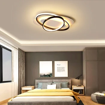 

Ceiling Light for Living room Home Decor lustre plafonnier White and Black Bedroom Kitchen Restaurant Ceiling-mounted Luminaire