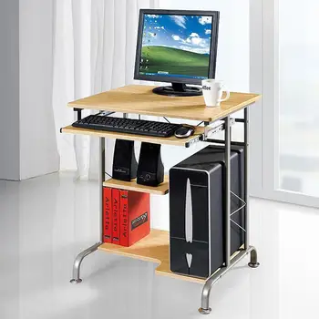 

Compact Computer Desk Desktop Home Computer Desk Simple Space Saving Desk Small Apartment Wood Table