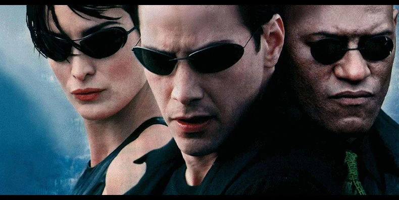 WEARKAPER Matrix Morpheus, солнцезащитные очки без оправы, мужские классические солнцезащитные очки с зажимом, мужские мини очки без оправы, фирменный дизайн