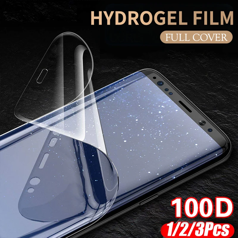 Protective Hydrogel Film For Samsung Galaxy S8 S9 S10 S20 Plus Screen