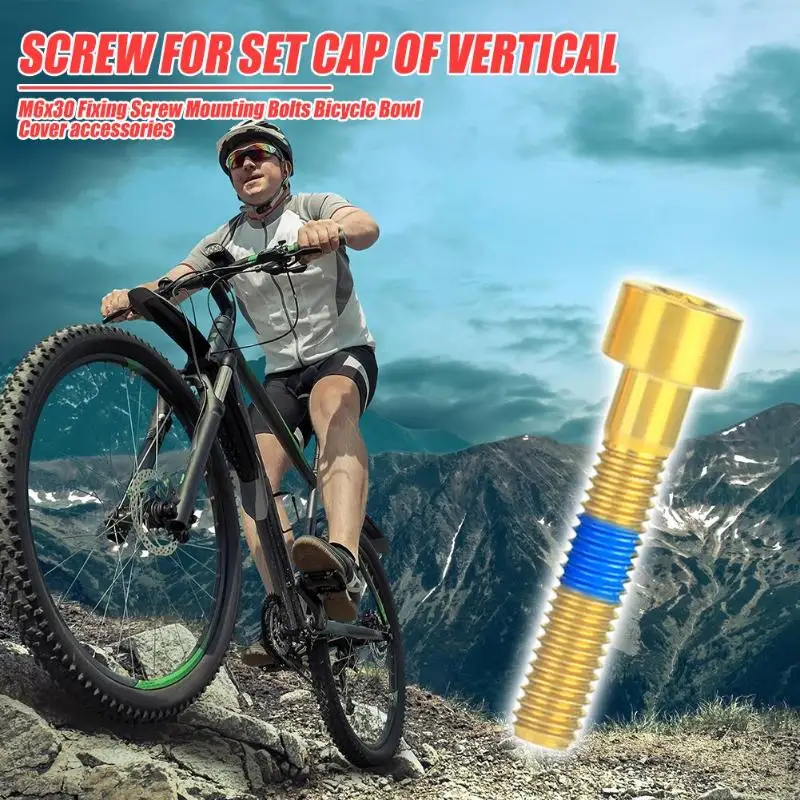 TOOPRE MTB велосипед чаша крышка удлинить крепежный винт M6x30 велосипедный болты для выноса руля
