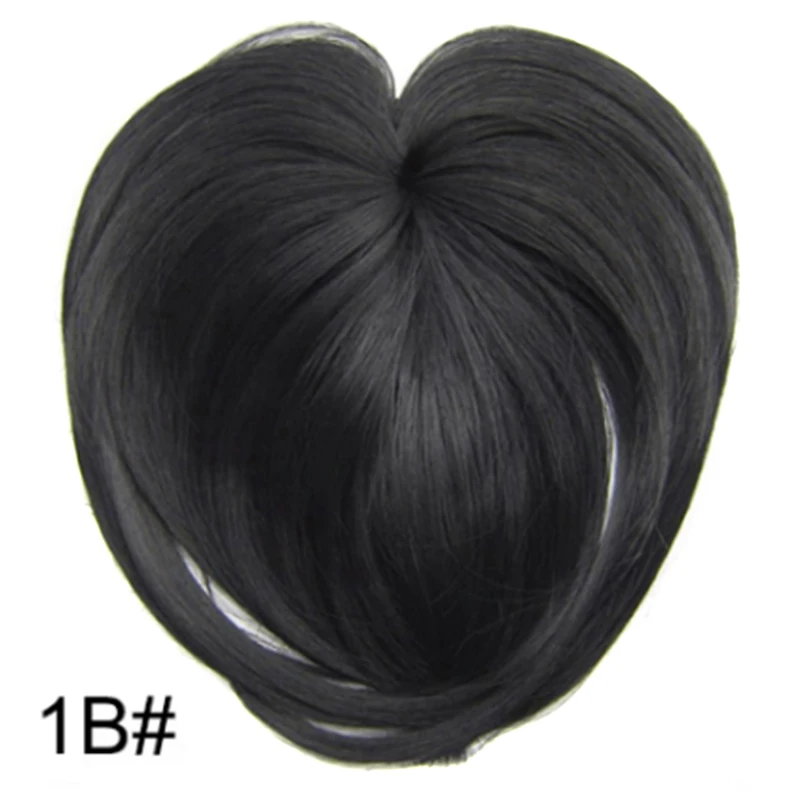 Шелковистые заколки для волос, парик, термостойкие волокна, наращивание волос для женщин, декор XRQ88 - Цвет: 1b
