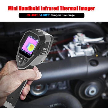 

Handheld Professional Mini Digital Infrared Thermal Imager IR Infrared Imaging Camera Thermometer Devices Support Memory Card