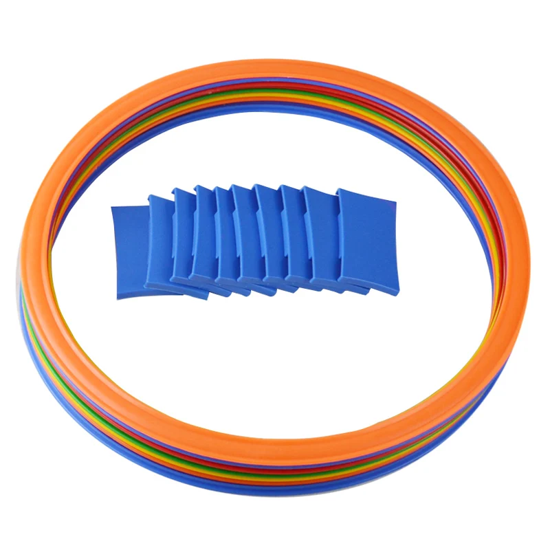 10st Hopscotch Hoops ringetjes Toss Sensory Play уличные веселые спортивные игрушки для детей Kinderen Spelen