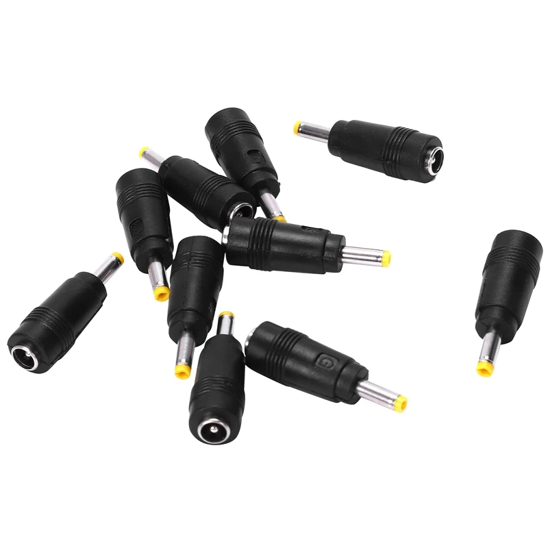 2.1 x 5.5mm Female to 4 x 1.7mm Male AC DC Power Connector Adapter Laptop 10pcs
