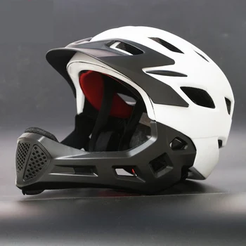 

Kids Cycling Safety Helmet Road Mountain Bike MTB Bicycle Helmets Fullface Skiing Helmet OFF-ROAD DH Bike Sports Safety Caps