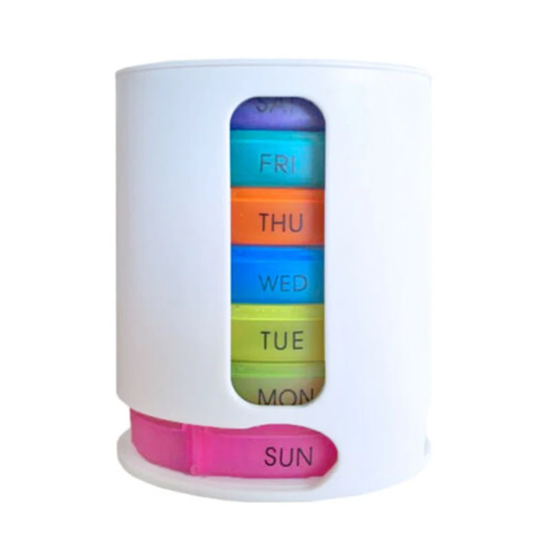 Weekly Daily Pill Box Organizer Medicine Reminder Tablet Storage Dispenser 7Day 