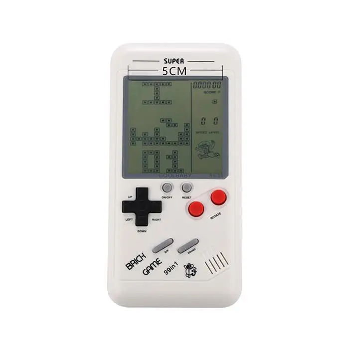 Новая детская портативная игровая консоль Tetris портативная игровая портативная желтая, белая, красная мини-игрушки