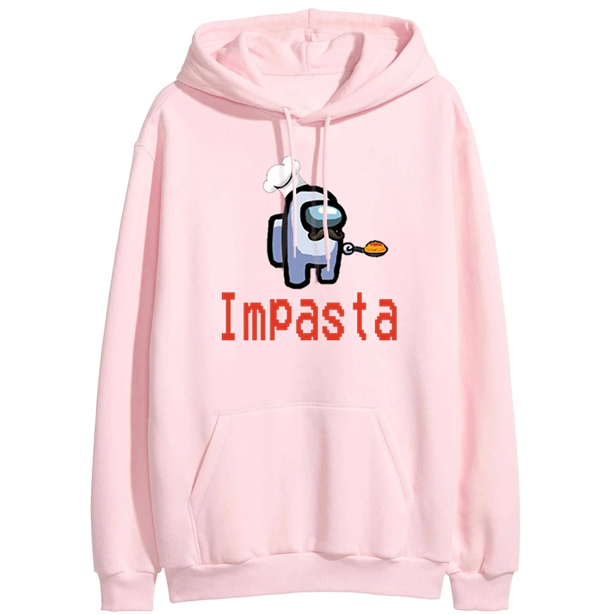 

Hot Game Among Us Impasta Hoodies Women Casual Warm Pullover Winter Fleece Sweatshirts Harajuku Hoody Streetwear Tracksuits