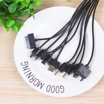 

Universal USB Charger Cable Multi Model 10 In 1 Cell Phone Charge Lightweight for Phone Computer Ipad