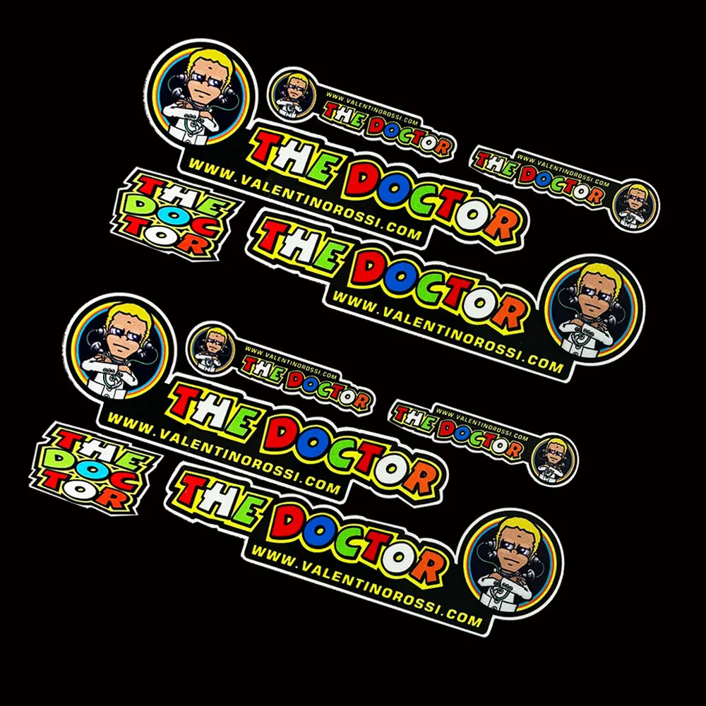 Highly Reflective Stickers MOTO GP Car Sticker Decals Racing Motorcycle NO.LN143 46# VR46 the Doctors | Автомобили и мотоциклы