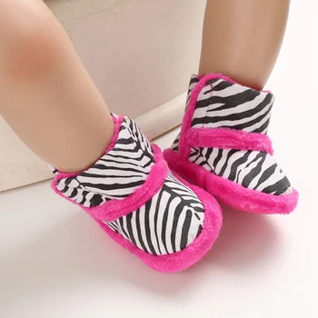 

Newborn Baby Winter Boots Infant Girls Boys Baby Snow Booties Toddler Fur Warm Boots arrival Style Little Kids pre walker