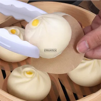 

50Set Air Fryer Liners Perforated Non-stick Mat Steaming Baking Paper Cooking White Pot Oil Paper Accessories