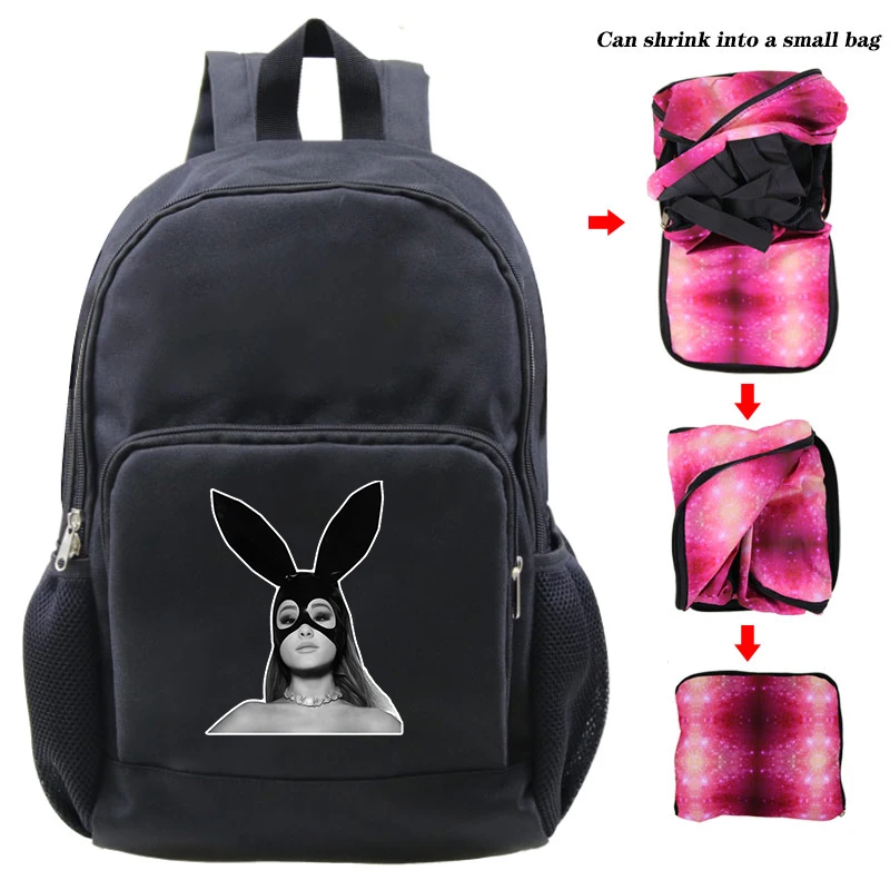 Backpack 23 Нейлоновый женский рюкзак Ariana Grande, сумки Kpop, стильные однотонные рюкзаки, Mochila Feminina Mujer, дорожная сумка для девочек-подростков, школьный ранец - Цвет: Backpack 23