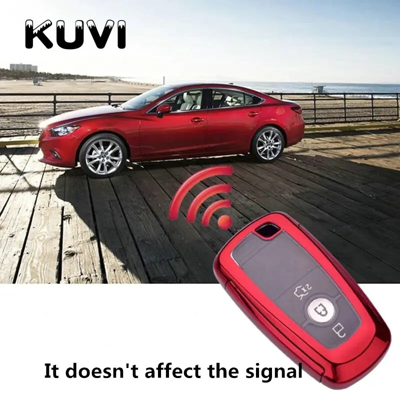 Tpu Key Case Cover For Ford Fusion Mustang Explorer F-150 F-250 F-350 2017 2018 Remote Key Case Shell Cover Skin Holder - - Racext™️ - - Racext 31