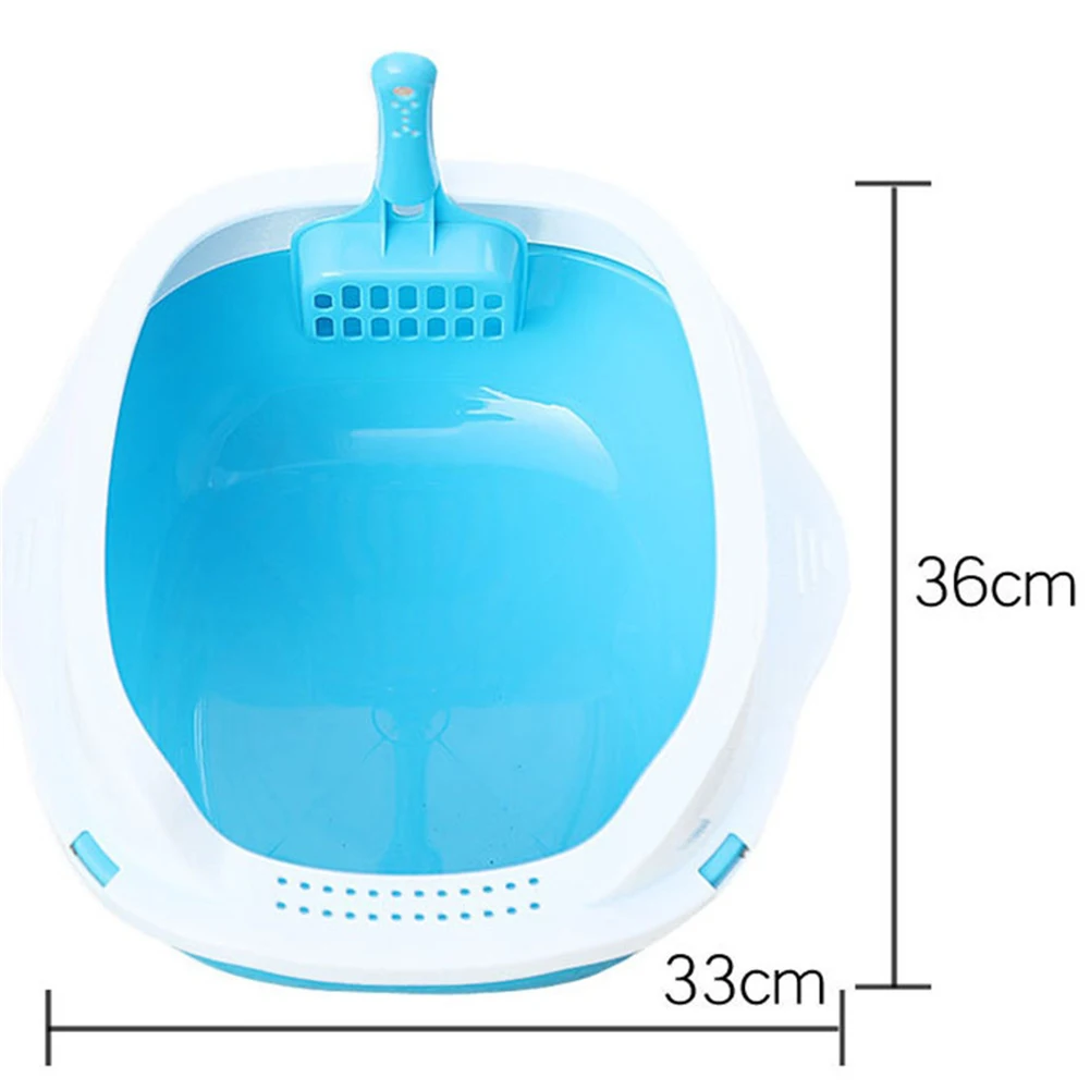 Cat Bedpan Anti Splash Kitten Toilet Litter Box Plastic Home Sand Box Clean Toilette Puppy Ceaning Toilet Training Pet Supplies Cat Bedpan Anti Splash Kitten Toilet Litter Box Plastic Home Sand Box Clean Toilette Puppy Ceaning Toilet Training Pet Supplies