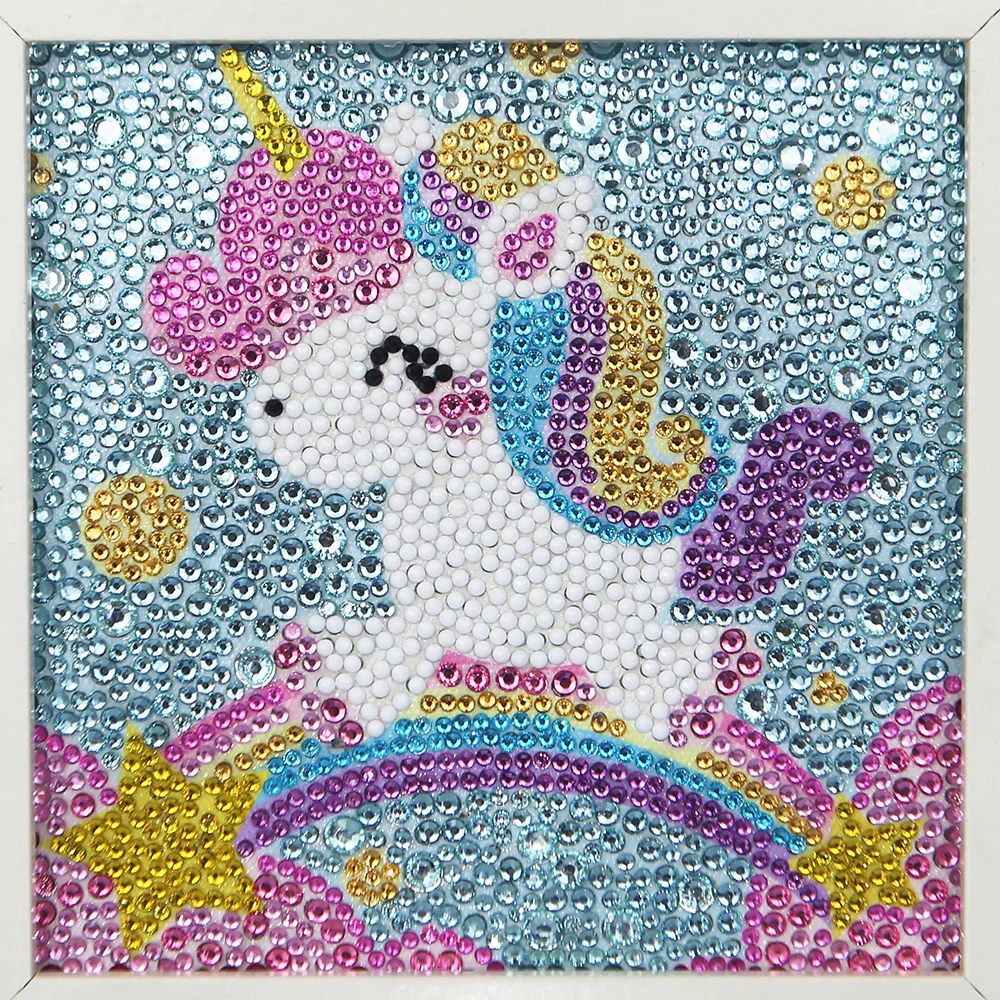 A Diamond Painting Kits for Kids Unicorn, Diamond Art Kits for Kids Ages  6+, Paint by Number with Diamonds for Beginners - AliExpress