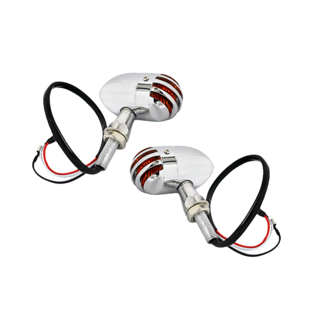 Universal Car Tail Bulb Brake Lights 12V Auto Reverse Lamp Daytime Running Signal Light Fits for 10mm Hole Fairing