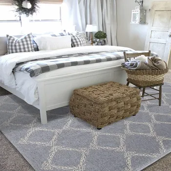 

Simple style big size living room coffee table carpet, machine weaved ground mat , Pastoral home decoration area rug YP