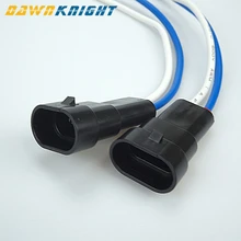 Conector de luz antiniebla para faro delantero de automóvil, Cable antioxidante de alta calidad de 9005mm de diámetro, Hb3, Hb4, 9006, 3,2, 2 uds.