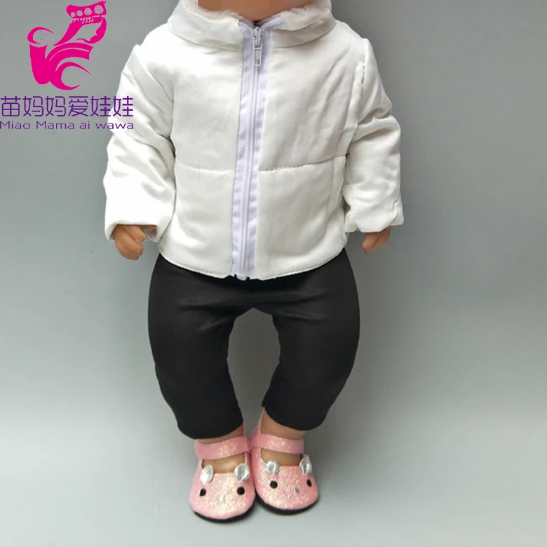 Подходит 43 см Одежда для куклы-младенца пальто для 1" Девочка Кукла вниз пальто Детская кукла игрушки одежда