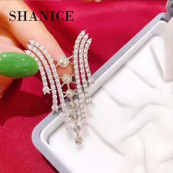 

SHANICE Designer Diy Jewelry Findings Micro Pave Zircon Connectors Charm For Pearl Necklace Jewelry Making DIY Tassels Accessory
