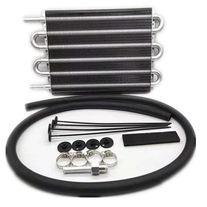 SPSLD 4/6/8 Row Universal Aluminum Alloy Remote Transmission Oil Cooler/Automatic Manual Radiator Converter transmission oil cooler