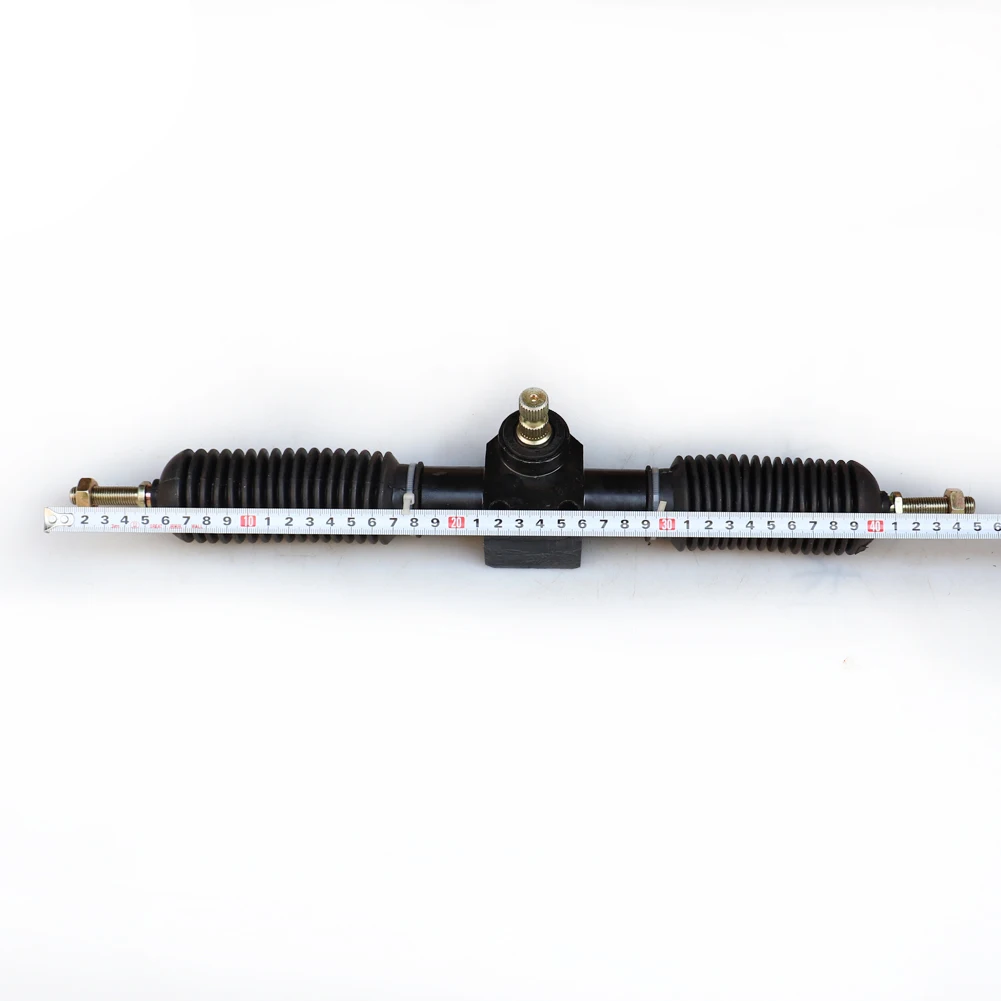 M10 M12 1pcs 455mm Eccentric Power Steering Gear Shaft Rack Pinion Assembly For China Go Kart Buggy Karting ATV UTV Bike Parts