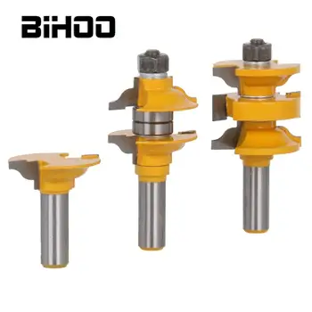 

3Pcs/Set Router Bit Set 1/2" Shank Milll Tungsten Milling Cutters for Wood Woodworking Tools