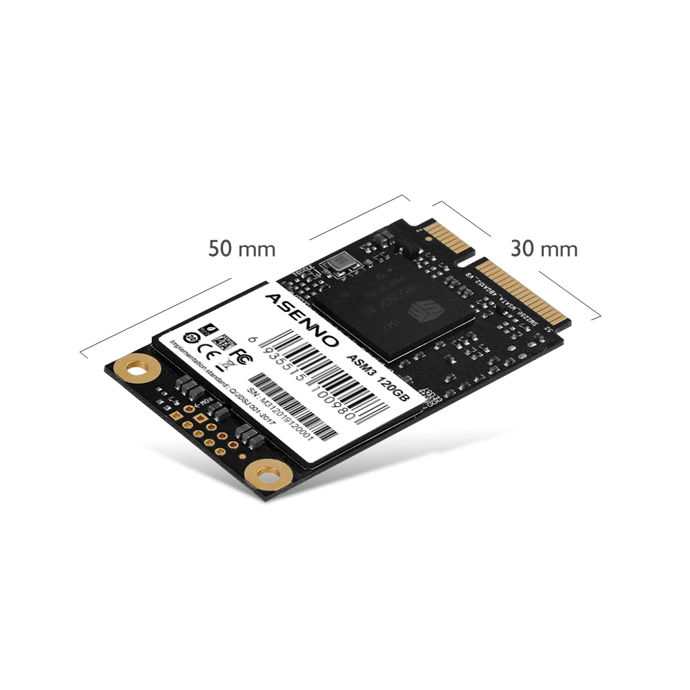 Asenno mSATA SSD 1 ТБ 120 ГБ 240 480 msata Mini SATA диск Внутренний твердотельный жесткий для