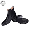Cavassion  Cowhide Riding Boots  when rider ride horse  Equestrian equipments  Chelsea shoes real cowhide leather ancle boots 1