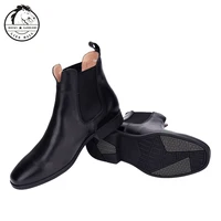Cavassion  Cowhide Riding Boots  when rider ride horse  Equestrian equipments  Chelsea shoes real cowhide leather ancle boots 1