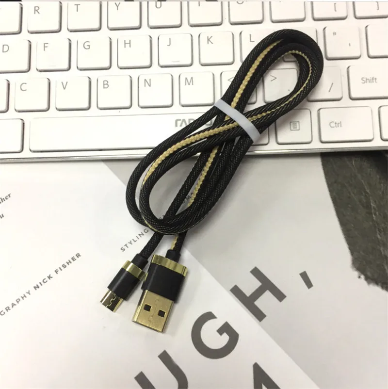Кабель Micro USB type C джинсовый зарядный кабель для Android samsung Xiaomi redmi LG htc универсальный кабель для быстрой синхронизации данных