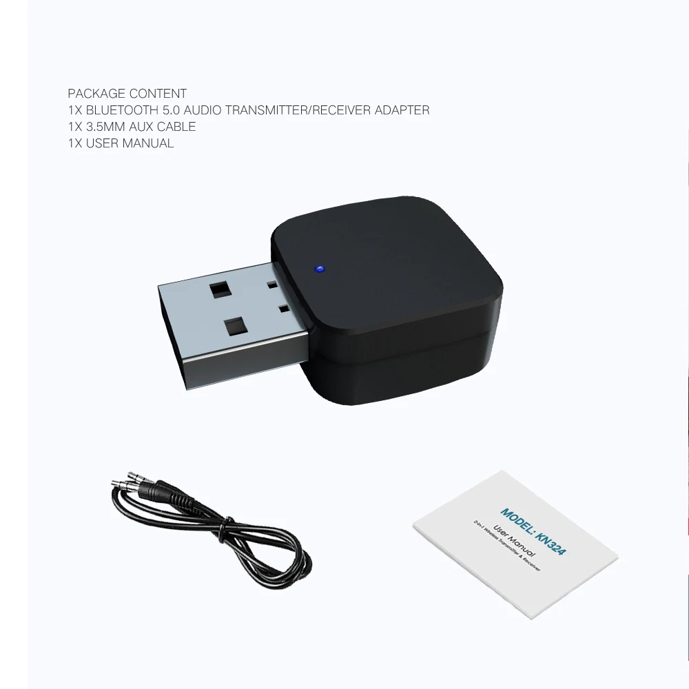 Bluetooth приемник передатчик Мини 3,5 мм AUX Стерео Bluetooth 5,0 аудио передатчик для ТВ ПК беспроводной адаптер для автомобиля с RCA