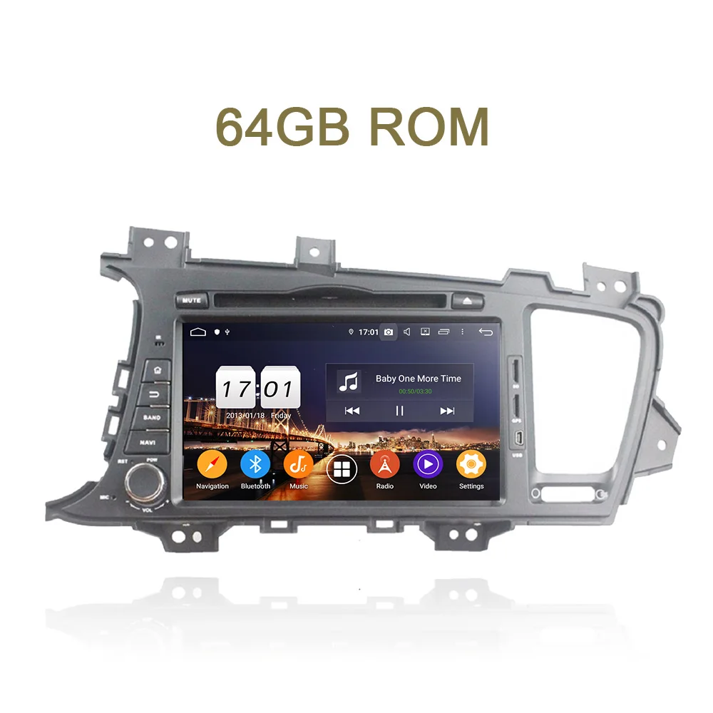 " DSP ips 2 din TDA7851 Android 9,0 8 ядерный 4 Гб ОЗУ 64 Гб ПЗУ автомобильный dvd-плеер RDS Авторадио BT 4,2 gps для kia K5 OPTIMA 2011 - Цвет: 64GB ROM