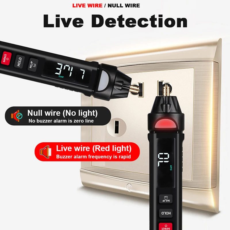 Multimetro Protrue Rms Multimetro Digitale Con Test Di Tensione Del Cavo Test Penna Sequenze Di Fase Multimetro Multimetro Et8906/Et8908 Nuovo