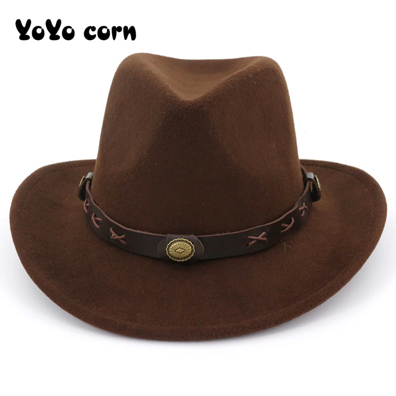 YOYOCORN экспортные шляпы Feminino Gorra зима осень Имитация шерсти для женщин мужчин дамы Fedoras Топ джаз шляпа Европейский Американский шапки