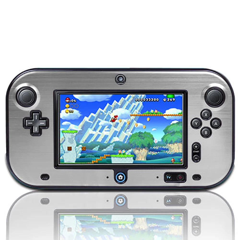 7 цветов Алюминиевый пластиковый защитный кожаный чехол-накладка для nintendo wii U защитный чехол для джойстика аксессуары