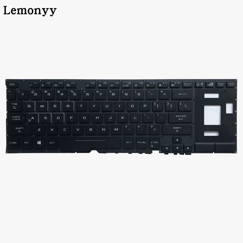 США подсветкой Клавиатура для ноутбука Asus ROG GX501 GX501V GX501VI GX501VIK GX501VS GX501VSK GX501G GX501GI-XS74 0KNB0-6617US00